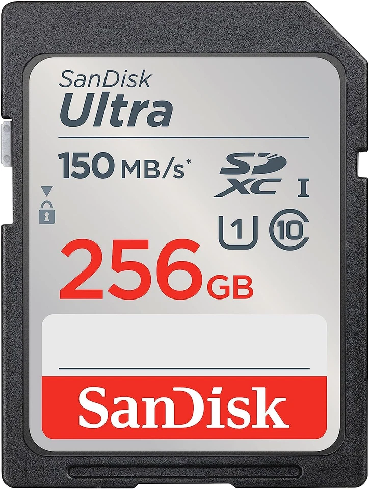 Tarjeta de memoria San-Disk Ultra SD 32 GB 64 GB 128 GB 256 GB SDHC clase 10 para cámaras Foto 2 de 2