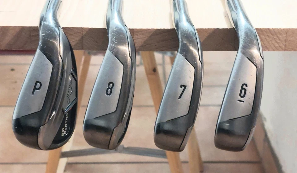 Halbsatz Golfschläger Callaway Big Bertha, flex, rechts, Herren, P, 8, 7, 6