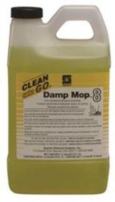 Damp Mop 8 Clean On The Go Neutral Detergent, Lemon Scent, 2 Liters, 4 Per Case