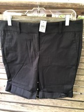 NWT Ann Taylor Bermuda dress shorts Black Size 6