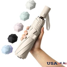 Compact Travel Umbrella Auto Open Close Windproof UV Protection Lightweight 42