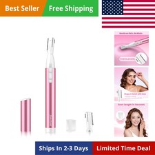 Upgraded Trimmer, Precision Electric Razor for Women Battery-Operated Facial ...