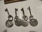 Lot of Vintage Hotel Skeleton Keys w/Tags Keith-Albee Palace Theater Ytown OH — photo 1