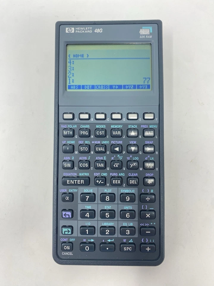 Hewlett Packard HP 48G Graphing Calculator 32K RAM with Protective Carrying Case - Image 2 of 4