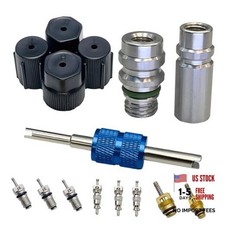 Air Conditioning Valve Core Kit  A/C R12 Cap  Valve A/C System Seal Kits