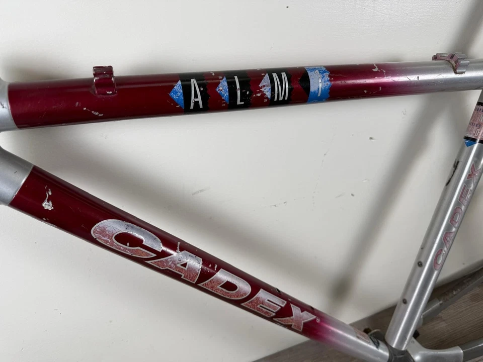 Cuadro de bicicleta de montaña vintage Giant Cadex ALM 18 pulgadas años 90 Foto 3 de 4