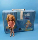 Tutti Play Case Blue Vintage Mattel W/ Tutti  Doll 1965