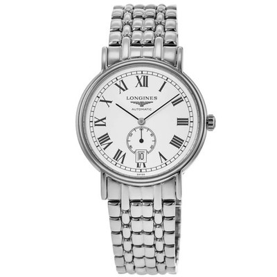 New Longines Presence Automatic White Dial Stainless Men's Watch L4.904.4.11.6