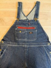 Dickies Men s Bib Overalls Dark Wash Denim Size XLR