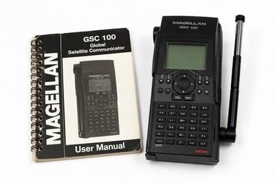 Magellan GSC 100 Satellite Communicator Untested Parts Repair w/ Manual
