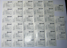 Microsoft Windows 95 3.5" Setup Disk Floppy Diskette Labels Set of 34 1996 NOS