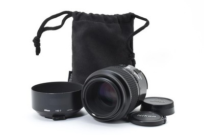 [Top MINT] Nikon AF Micro Nikkor 105mm f/2.8 D Macro Lens w/ SH-7 From JAPAN