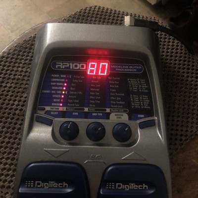 DigiTech RP100 Digital Amp Modeling Effect Unit -Working Made in USA