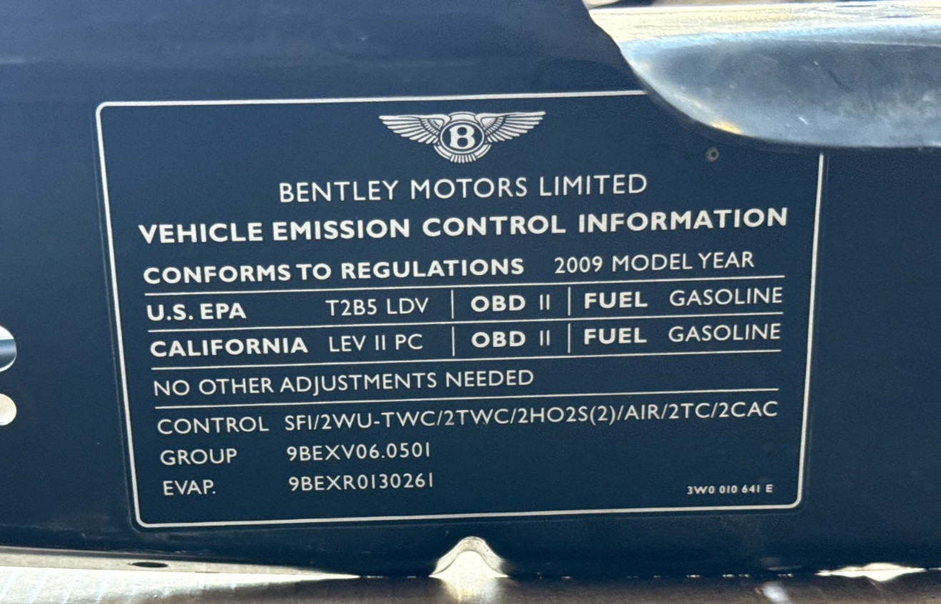 13-18 BENTLEY CONTINENTAL GT/GTC FRONT RADIATOR SUPPORT PLATE  3W0805752E OEM