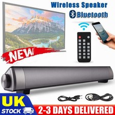 TV Home Theater Soundbar Bluetooth Sound Bar Speaker System Subwoofer w/ Remote