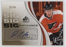 2010-11 SP Game Used Edition SIGnificance 23/50 Jeff Carter #SIG-CA Auto 4f5