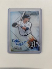 2021 Bowman Sterling Topps Dillon Dingler Detroit Tigers Autograph Card BSPA-DD