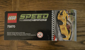 LEGO SPEED CHAMPIONS: Chevrolet Corvette Z06 (75870) New in sealed box Retired