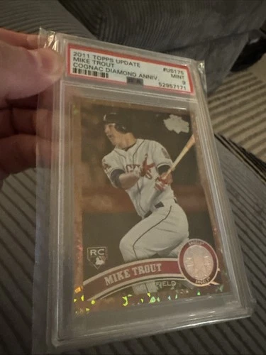 2011 Topps Update Cognac Diamond Anniversary: #US175 Mike Trout PSA 9 MINT
