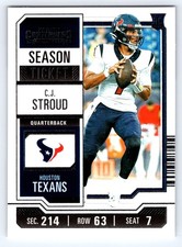 2023 Panini Contenders #40 C.J. Stroud Season Ticket Retail