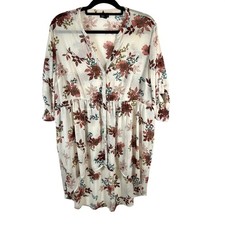 Torrid Boho Floral Chiffon High Low Tunic Blouse Top Women2