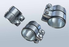 Doppelschelle 63,5x75 [mm] Rohrverbinder Auspuffschelle Rohrschelle Abgasanlage