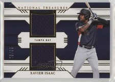 2024 Panini National Treasures Game Gear Swatches Dual 75/99 Xavier Isaac 19l7