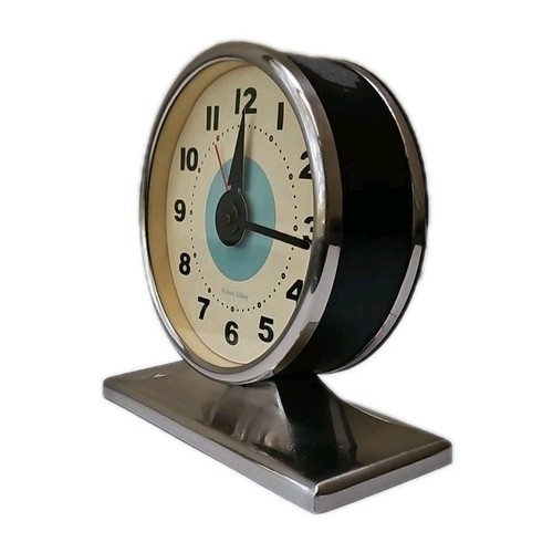 Robert Abbey Vintage Mid Century Desk Alarm Clock Tested Works - Picture 4 of 11