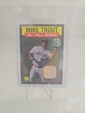 2021 Topps - 1986 Topps All-Star Baseball Relics Mike Trout #86ASRMT Black /199