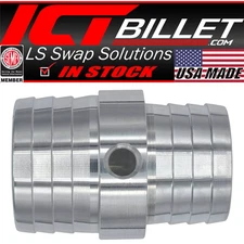 1-1/2" to 1-3/4" Hose w/ 1/8"NPT Steam Port Adapter Top Radiator LS Swap Coolant