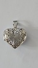 VINTAGE STERLING SILVER Lockett Heart Shaped BEAUTIFUL DESIGN — photo 8