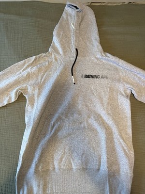 A Bathing Ape BAPE Logo Hooded Sweatshirt Pullover! Brand New No Tag Size M