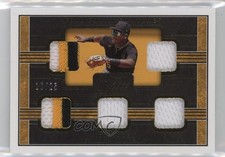 2023 Panini Three and Two Full Count Swatches Gold 16/25 Termarr Johnson 05ja