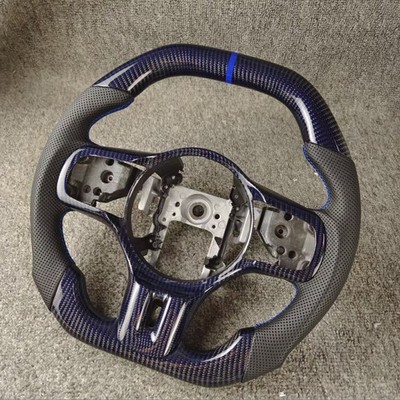 Flat Top Real Carbon Fiber Steering Wheel Fits Mitsubishi Lance Evo X