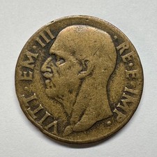 1940 Italy 10 Centesimi - Coin #C-092