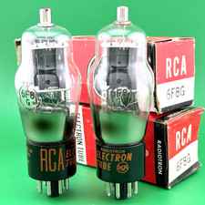 6F8G RCA VACUUM TUBES VT-99 ~ MATCHED PAIR (3%) ~  NOS  ~ eTracer Tested