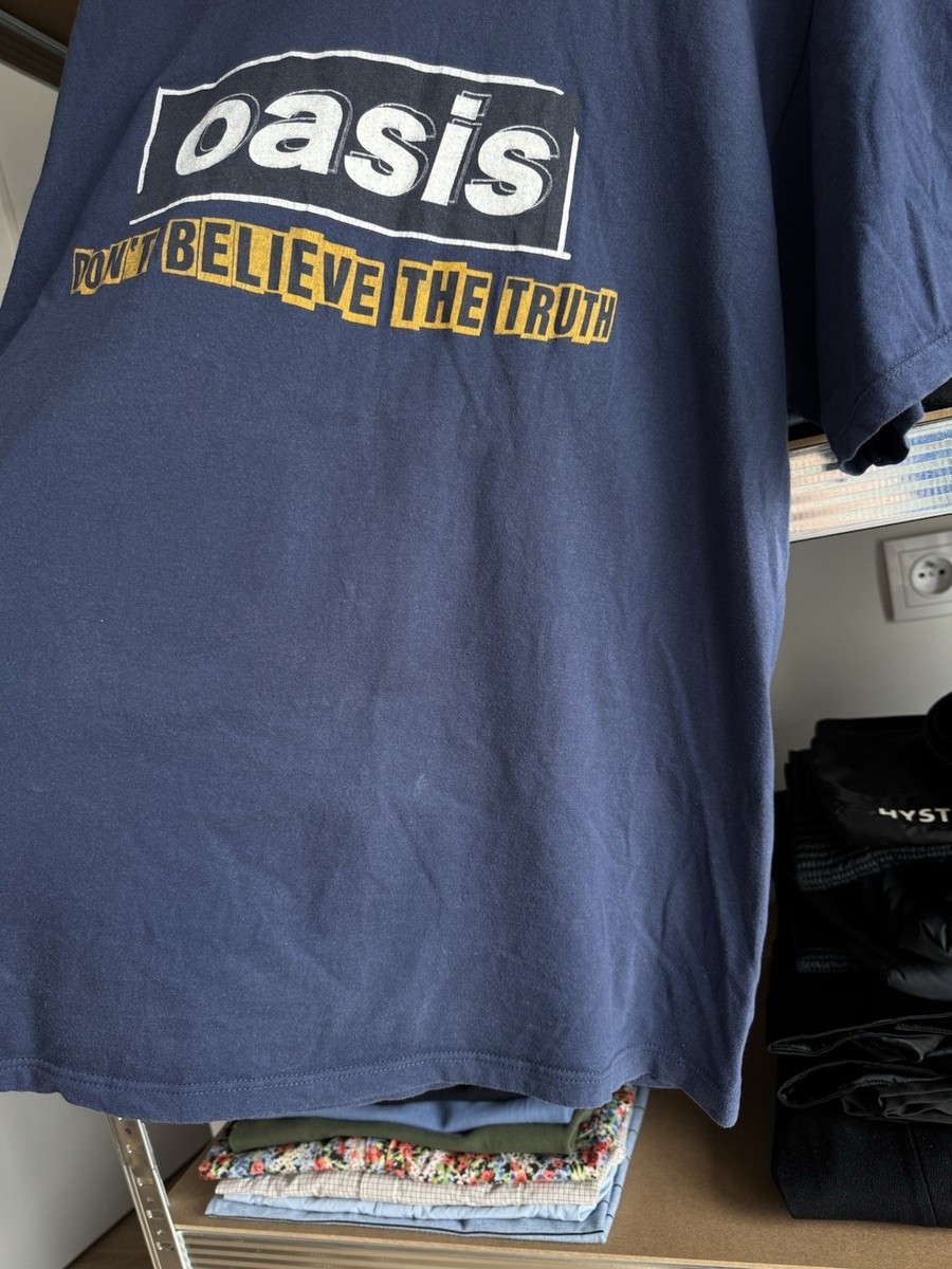 Vintage Oasis Don't Believe The Truth Rock Band Tour T-Shirt 2005