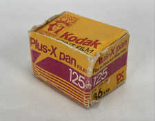 1 Roll Kodak Plus-X 35mm B W Film, 36 Exp. - PX135-36 - NOS - Un-opened