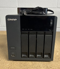 TS-421 QNAP 4 Bay NAS 1GB Memory With PSU Cable Fully Tested