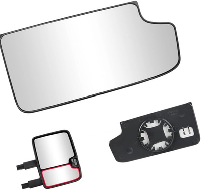 #ad Passenger Right Side Tow Lower Mirror Glass For 15 19 Chevy Silverado GMC Sierra $19.99
