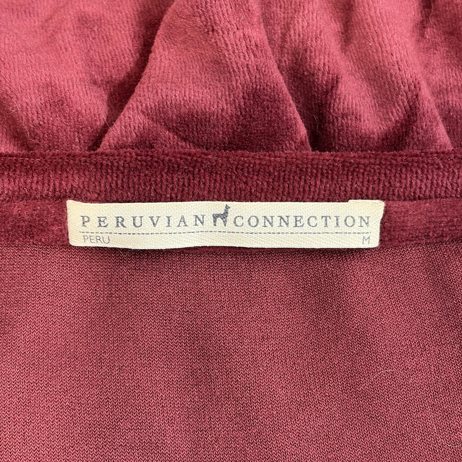 Peruvian Connection Velour Shift Long Sleeve Dres… - image 2