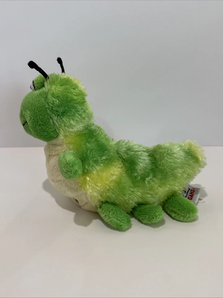Ganz Webkinz Green Caterpillar HM434 Plush Stuffed Animal Toy NO CODE - Image 3 of 4