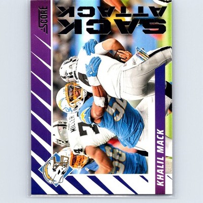 2024 Score - Sack Attack Khalil Mack #9 - Los Angeles Chargers