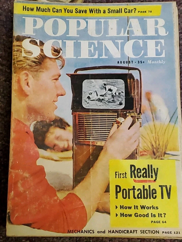 Vintage Popular Science Magazines & Mechanix Illustrated. 13 Mags..  1948-1960s - Image 4 of 4