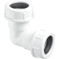 Image of McAlpine R2M Overflow Universal Compression Elbow 19/23mm