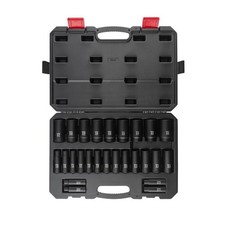 Sunex Tools 2646 26 Piece 12 Drive Deep Metric Impact Socket Set