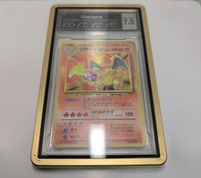 Pokemon 1996 No Rarity Charizard "Kaeriki" Giapponese Old Back PCG 7.5 dal Gi...