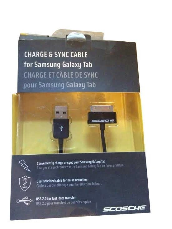 Scosche Charge and Sync Cable for samsung galaxy Tab - Image 2 of 2