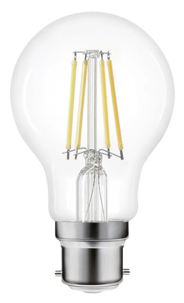 Clear 4.2w Filament LED GLS Dimmable 4000K B22 470lm =40w Integral ILGLSB22DE138