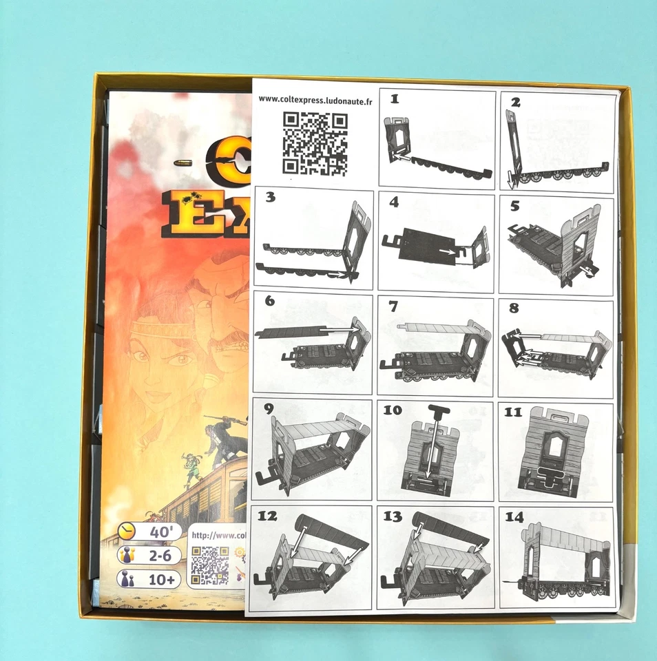 Colt Express: Gold Am Ende der Bahn - Ludonaute Spiel des Jahres 2015 - 3D Zug - Bild 3 von 4